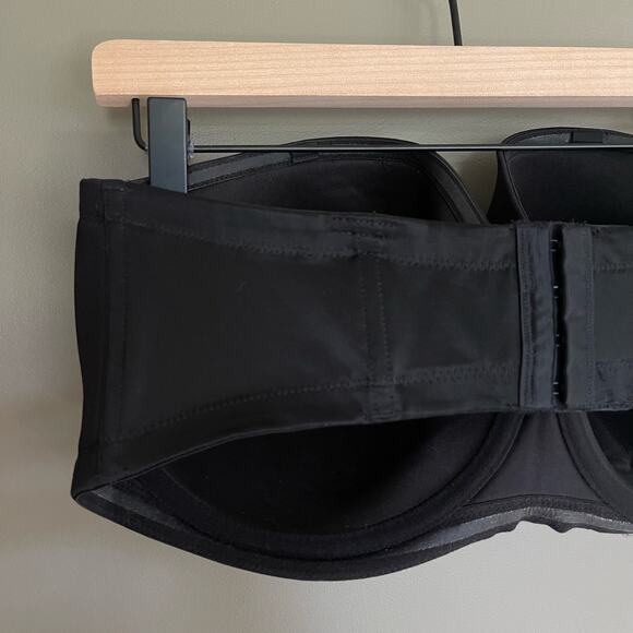 WACOAL Red Carpet Strapless Underwire Bra Black Size 40G Seamless Smoothing - Picture 8 of 11